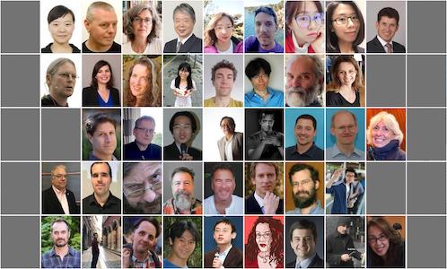 Collage of W3C Team profile pictures